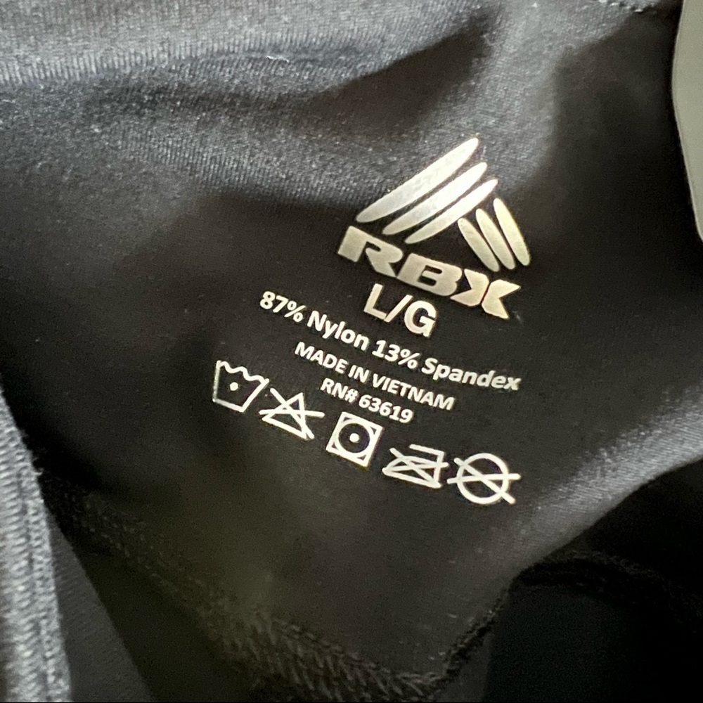 New RBX Live Life Active Capri Length High Waisted leggings w phone pocket H23 - Picture 2 of 5